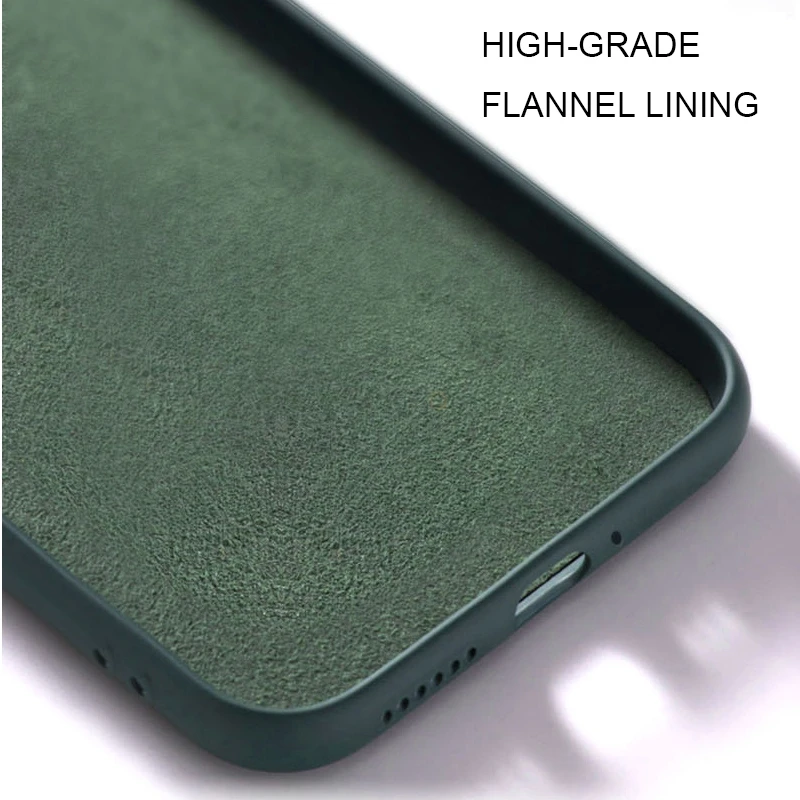 New Liquid Silicone Phone Case For Xiaomi Redmi Note 9 pro note9 9s Original Luxury Camera Protector Soft Back Cover Coque image 2