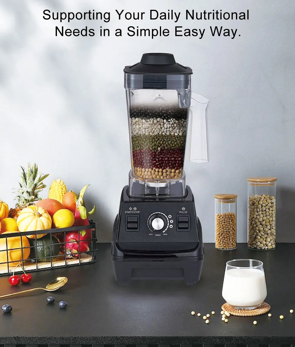 Mini Pro BioloMix 1800W wysokiej mocy Blender do Smoothie bez BPA 1,8l i 0,6l podwójny słoik wysokowydajna sokowirówka mikser kuchenny