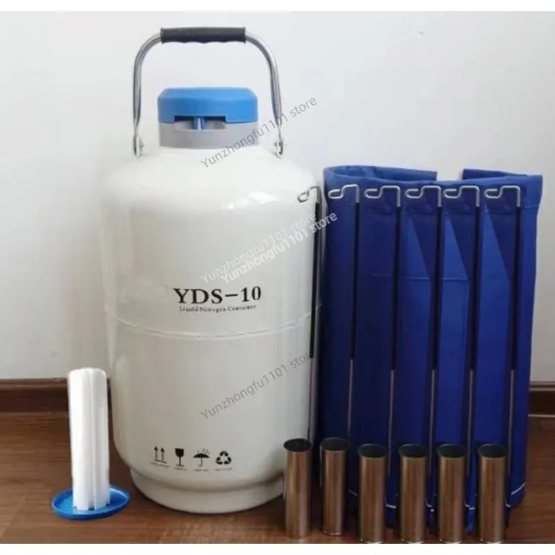 YDS-10 3/6/10/15/30L Liquid Nitrogen Container Cryogenic Tank Dewar Liquid Nitrogen Container with Liquid Nitrogen Tank