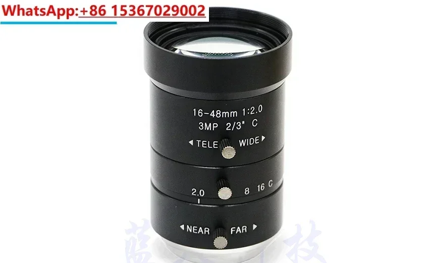 

High definition C-port manual zoom industrial lens 2/3 1/2 inch industrial camera intelligent machine vision detection