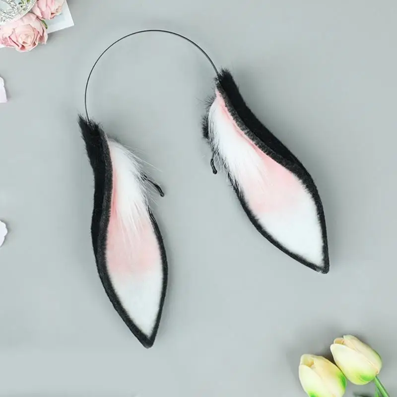 

2025 New Hare Cosplay Accessories Party Costume Sexy Rabbit Headband Animation Hair Hoop for Masquerade ComicCon