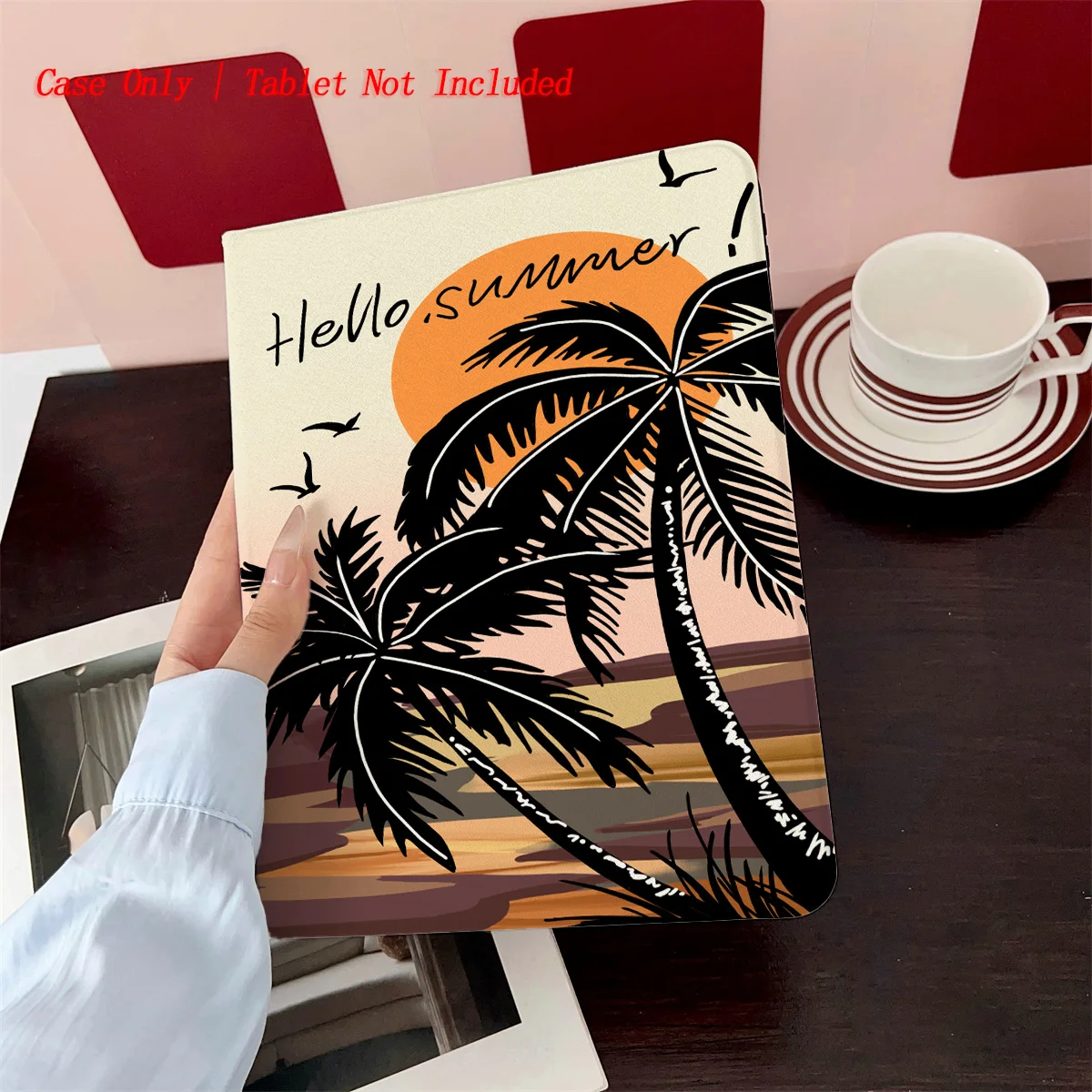 

Элегантный дизайн для iPad с видом на море и закате для противоударного бампера 9-го поколения 10,2/8, многоугольной подставки