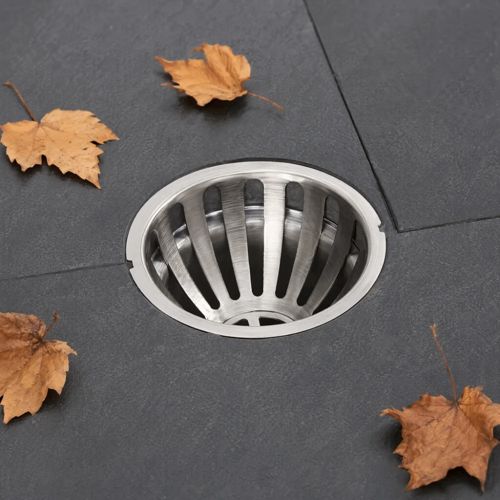 2PCS Round Shape Floor Drain Cover Stainless Steel Dome Shape Drain Cover Corrosion Resistant 82mm 3.5in 100mm 4in 125mm 5in