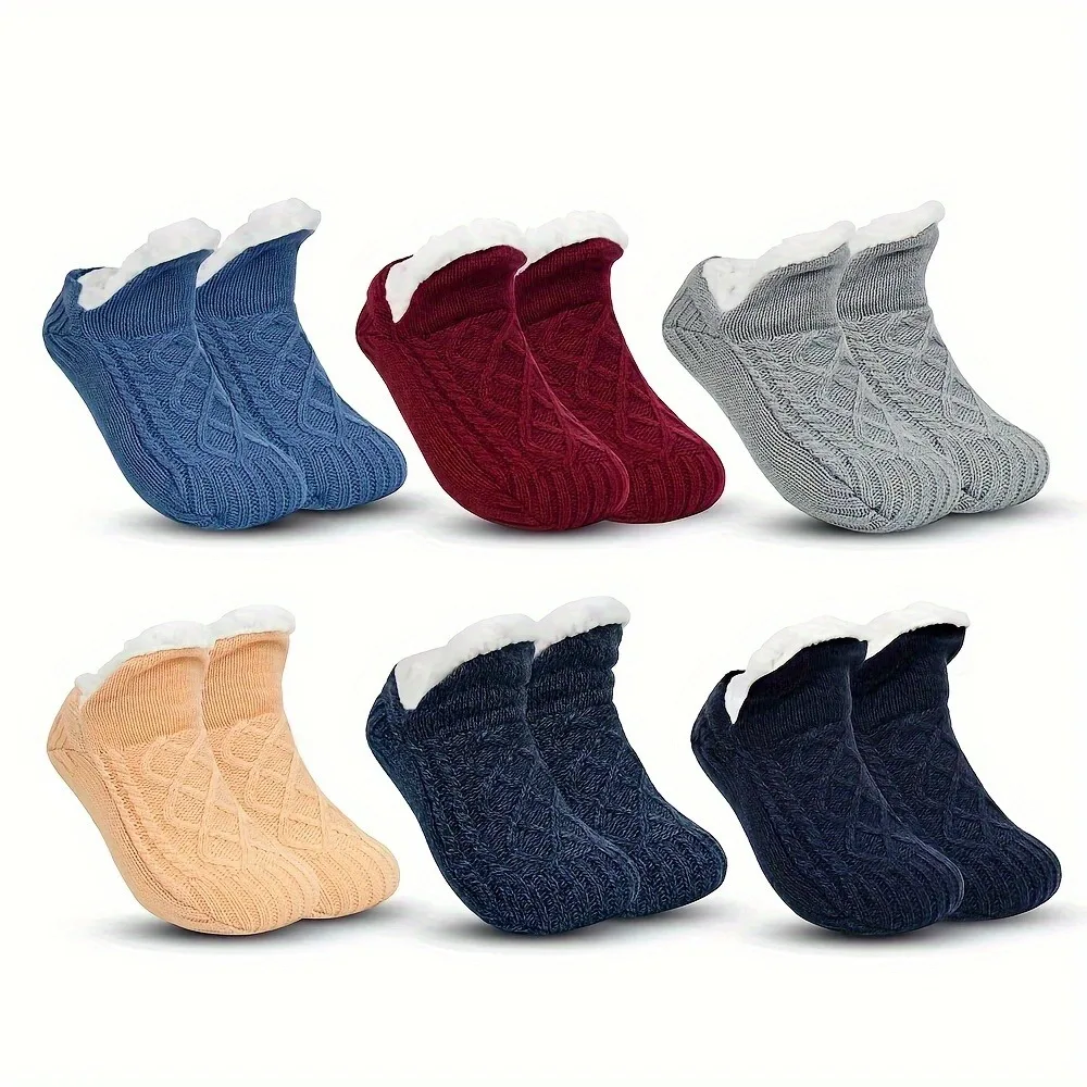 Indoor Non-Slip Thermal Socks Bye to Numbness Pain and Swelling Help Increase Blood Flow and Circulation