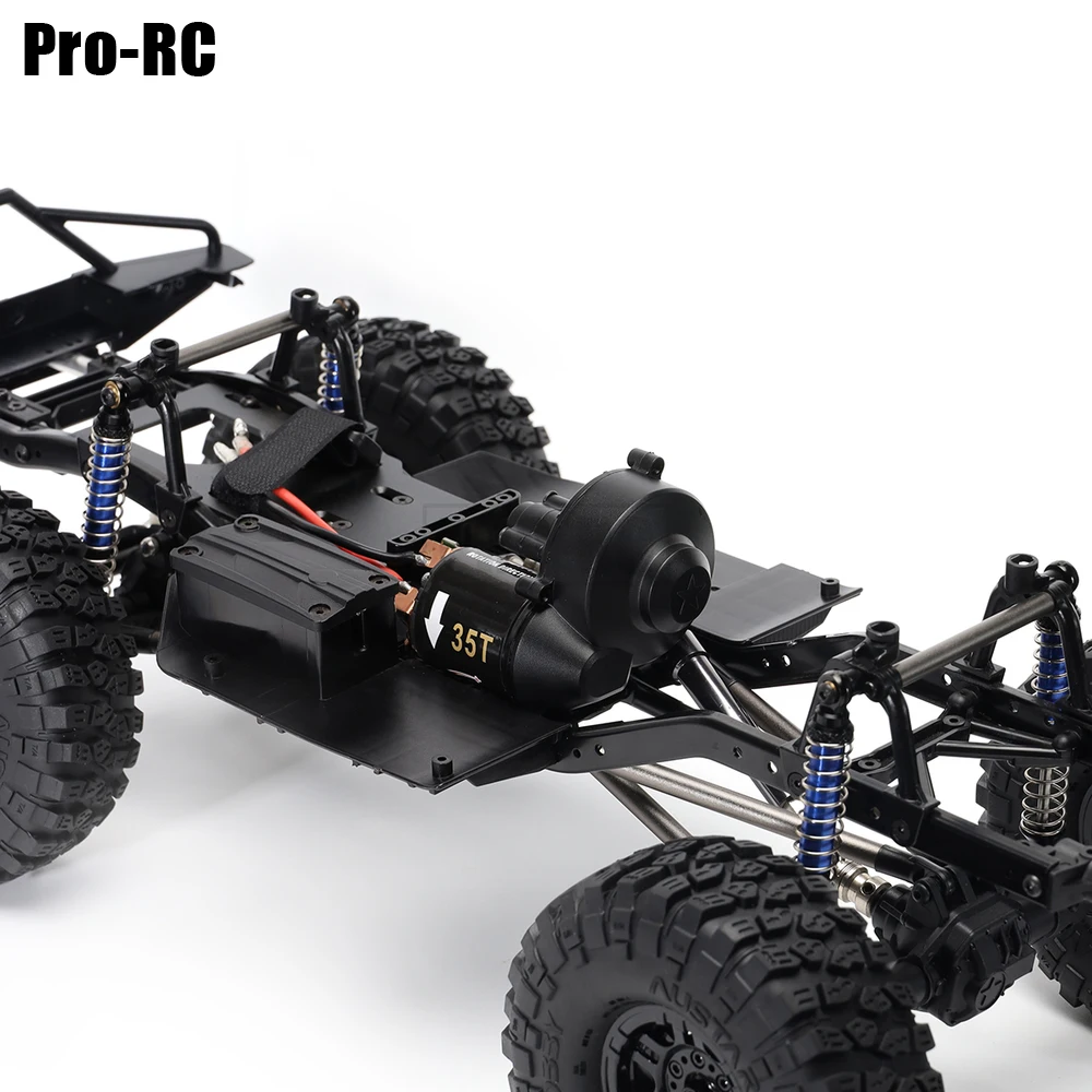 1Set rinforzato in Nylon e metallo 313mm interasse telaio telaio e cerchione mozzo pneumatico per 1/10 RC Crawler Car SCX10 II AX90046 90047