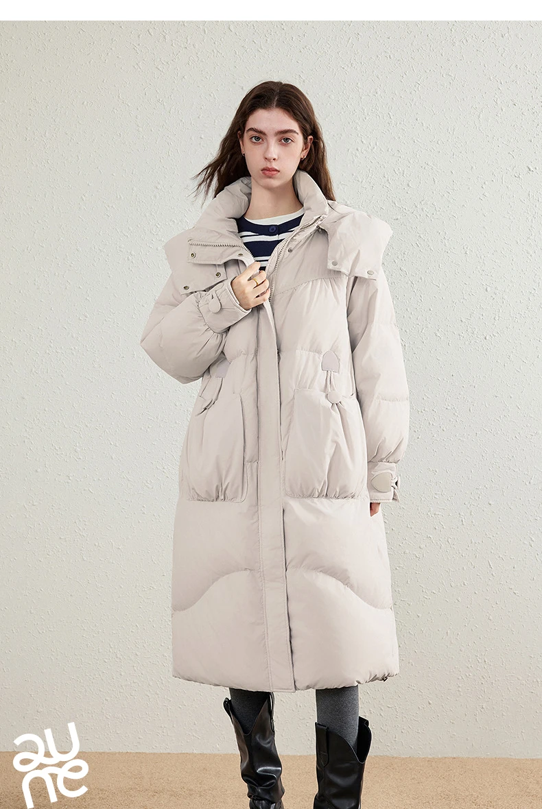 TOYOUTH Women's Short Down Jacket 2026 Winter New College Sporty Windproof Warm Liner Two Piece Set