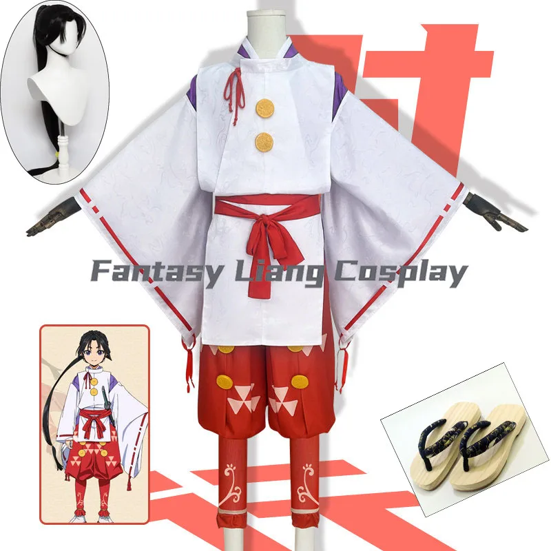 

Anime Tokiyuki Hojo Cosplay Costume Wig Shoes For Women Men The Elusive Samurai Elusive Warriors Japanese Kimono Set Halloween