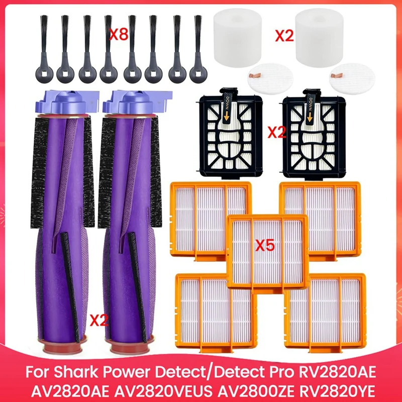 

ABBN-Accessories Kit For Shark Power Detect/Detect Pro RV2820AE,AV2820AE,AV2820VEUS,AV2800ZE,RV2820YE Parts