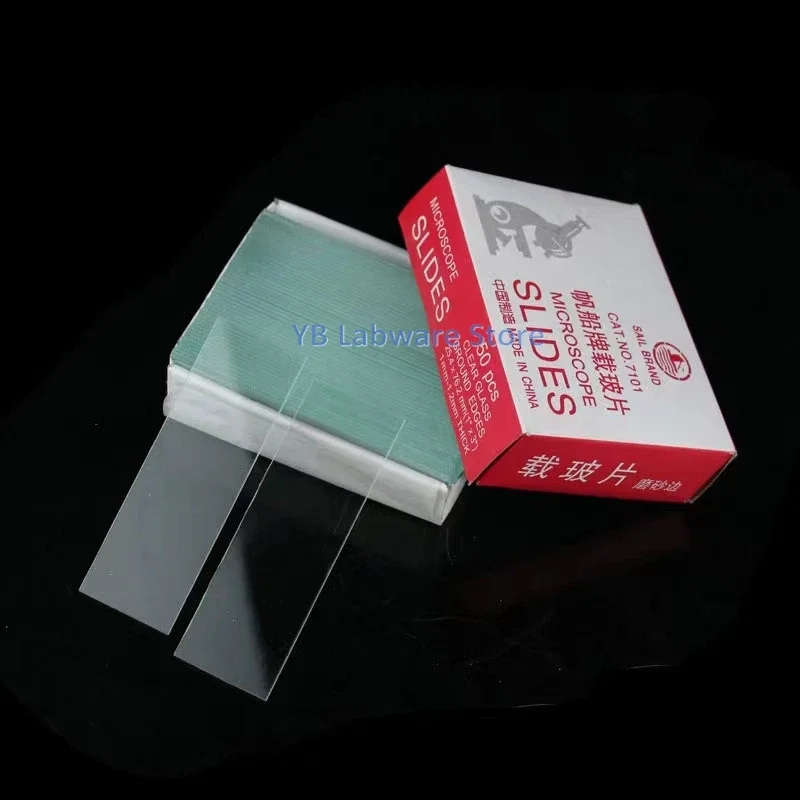 One Box Microscope Glass Slide Biological Experiment Section Cover Glass Slide Laboratory Supplies