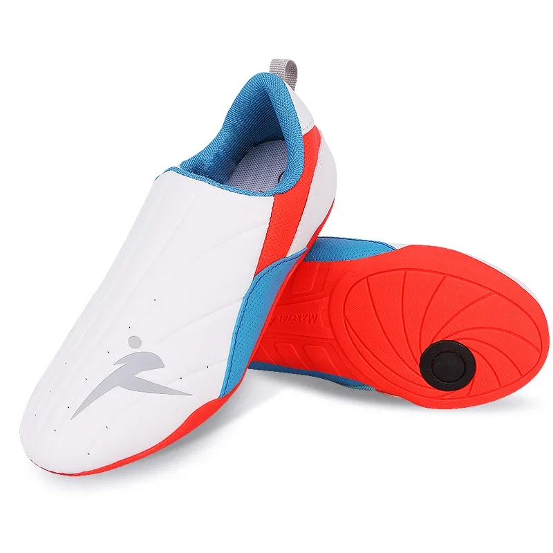 Erwachsene Kinder Verschleißfeste Taekwondo-Trainerschuhe Karate-Turnschuhe Dicke weiche Sohle Atmungsaktive Männer Kampfsport Kung Fu Boxschuh – Detail 13