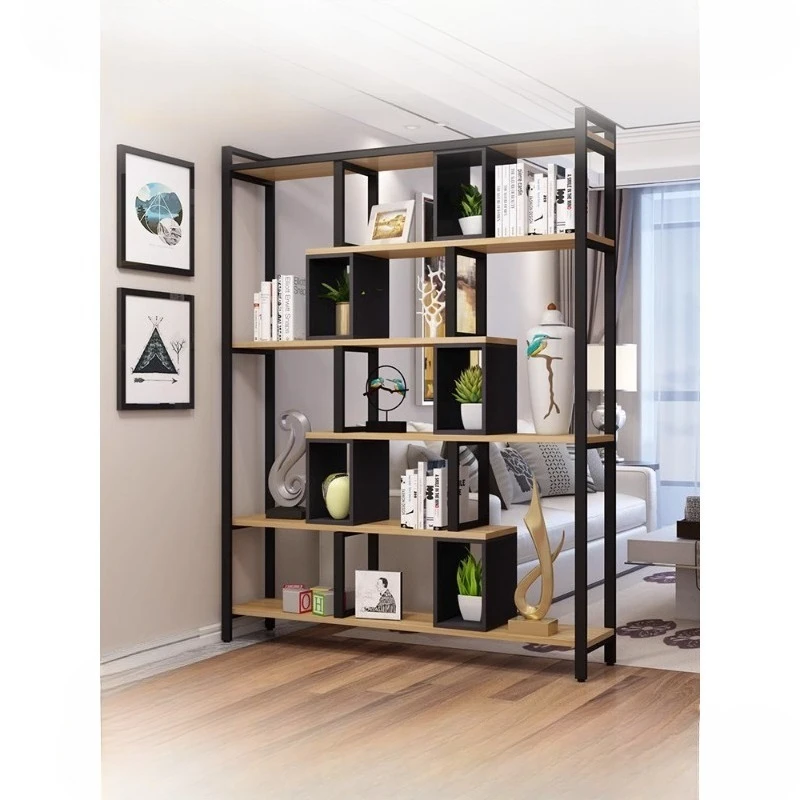 Floor Shelf Living Room Bogu Shelf Multi-layer Office Partition Simple Bookcase Display Shelf