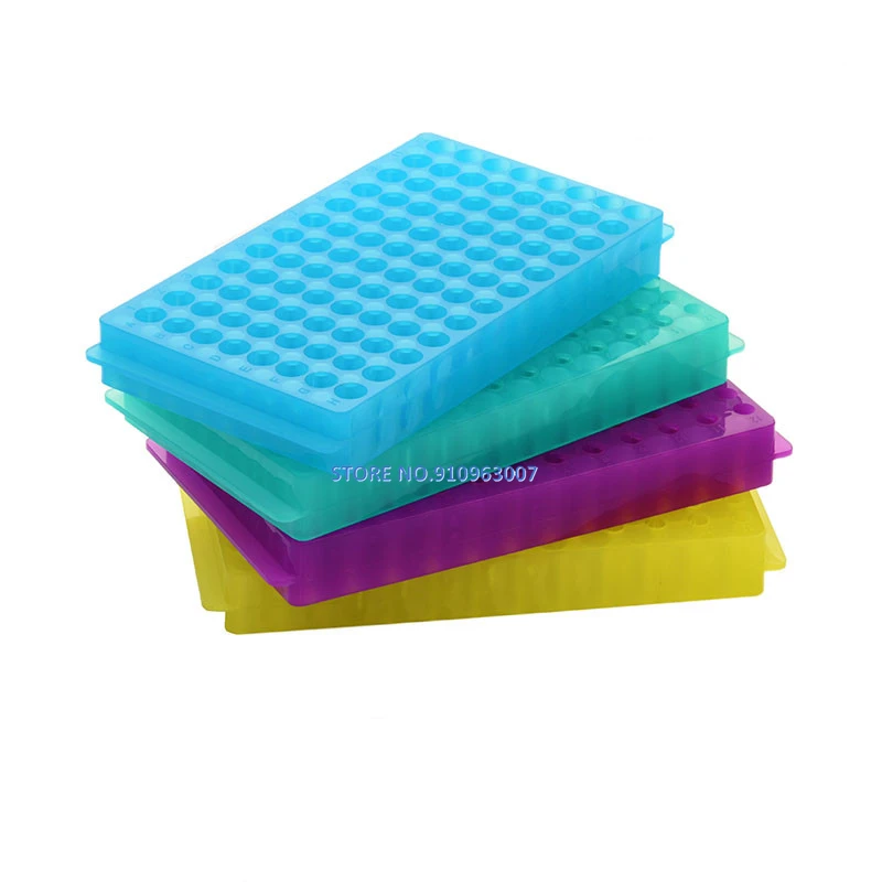 1pcs 24/32/60/80/96 holes Double-sided plastic centrifugal pipe rack Lab PCR /EP tube Holder 0.5/1.5/2ml centrifuge tube shelf