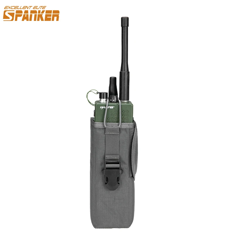 

Тактический чехол для рации Molle, подсумок для рации, держатель для фонарика, портативная кобура для интерфона, сумка для охоты