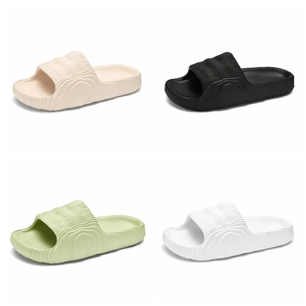 صنادل ذات نعل سميك ناعم من مادة PVC شباشب كاجوال سميكة سوليد أحذية للبحر شباشب مضادة للانزلاق للنساء والرجال للحمام