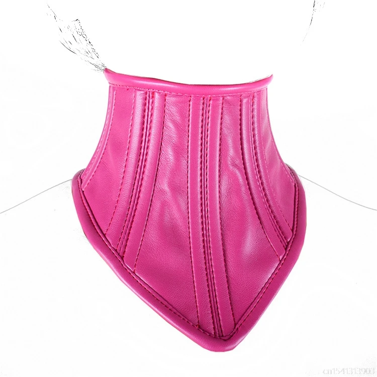 Queen Costume Black Pink White Noble Collar Neck Wrap Tie Neck Collar For Night Club Party Stage Performance Cosplay Costume