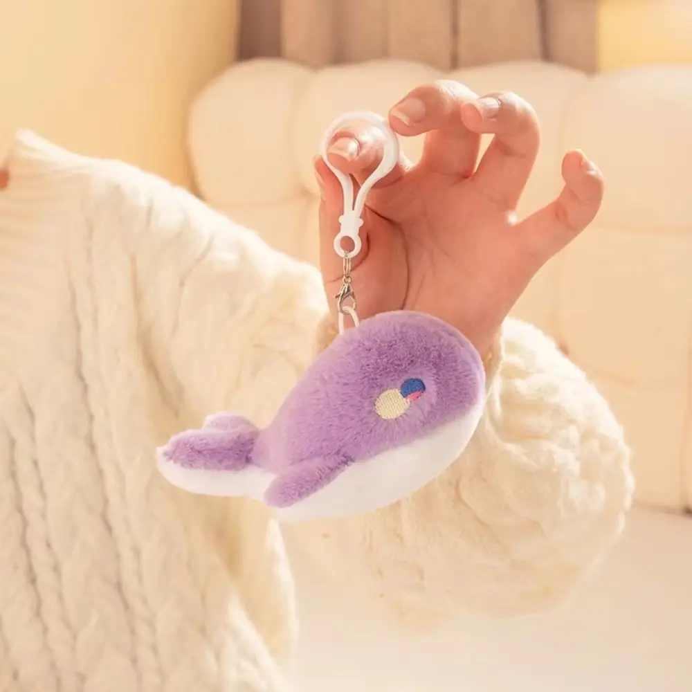 

Fashion Bag Charms Whale Pendant Fluffy Soft Metal Ring Whale Horse Jewelry Gift Whale Key Ring Women Girls