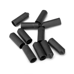 10pcs 10*30MM Cable Heat Shrink Cap Rubber Cap Wrap Wire Protect Cover Bottom Cable Sleeve