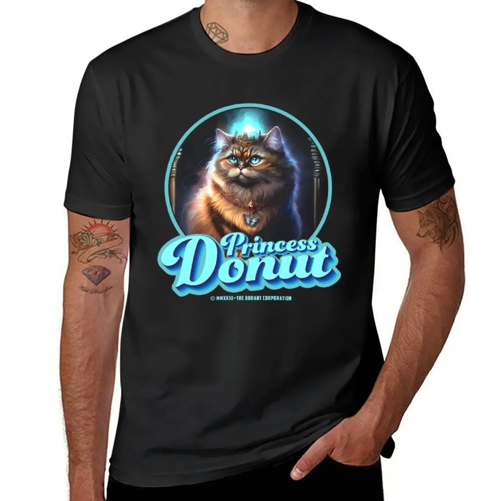 Princess Donut (For Black Shirts) T-Shirt Aesthetic clothing anime clothes t shirts for men cotton