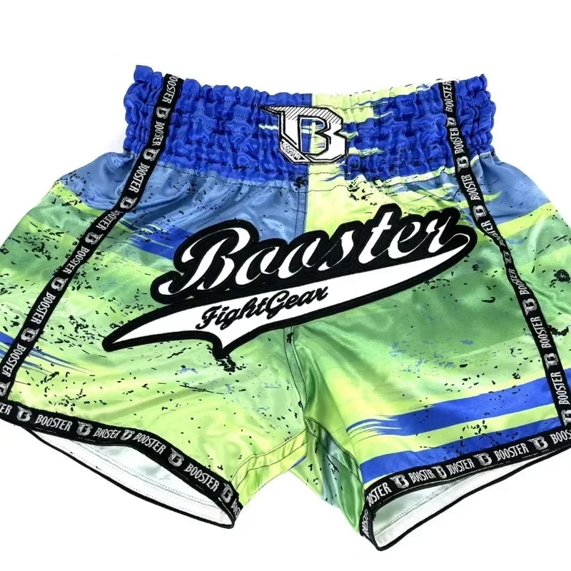 Original Training Muay Thai Gym Fighting Shorts Fitness Combat Sports Pants Embroidery Style Boxing Shorts Sweat Pants