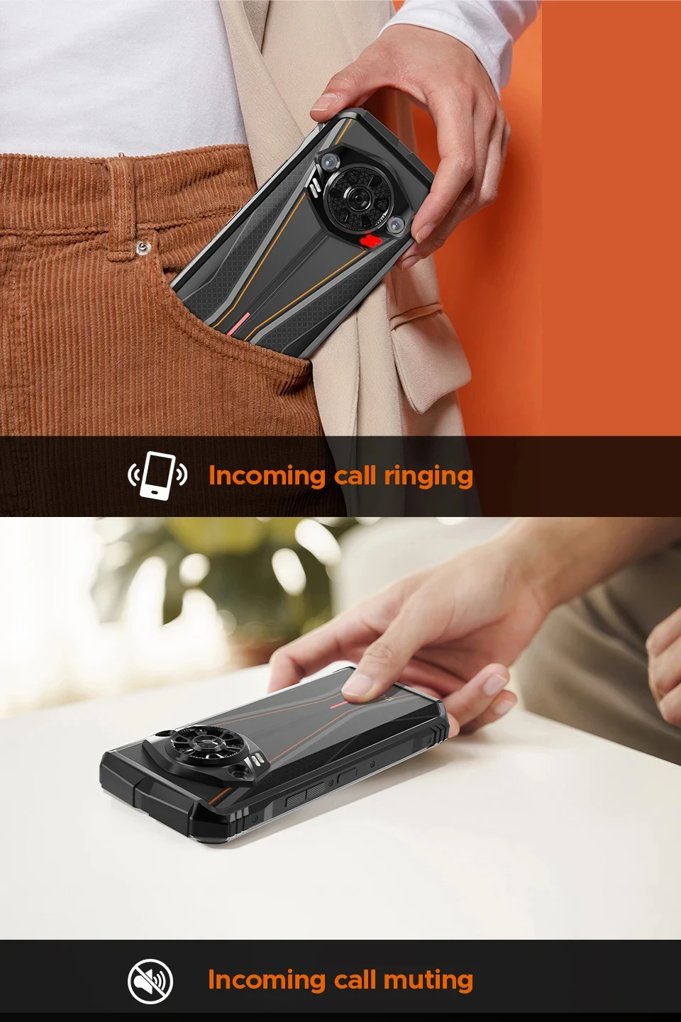 Global version DOOGEE Spunk Pro Rugged Phone 6.6" 90Hz 20GB+512GB Mobile Phone 10800mAh 50MP Camera Smartphones Android 14 NFC