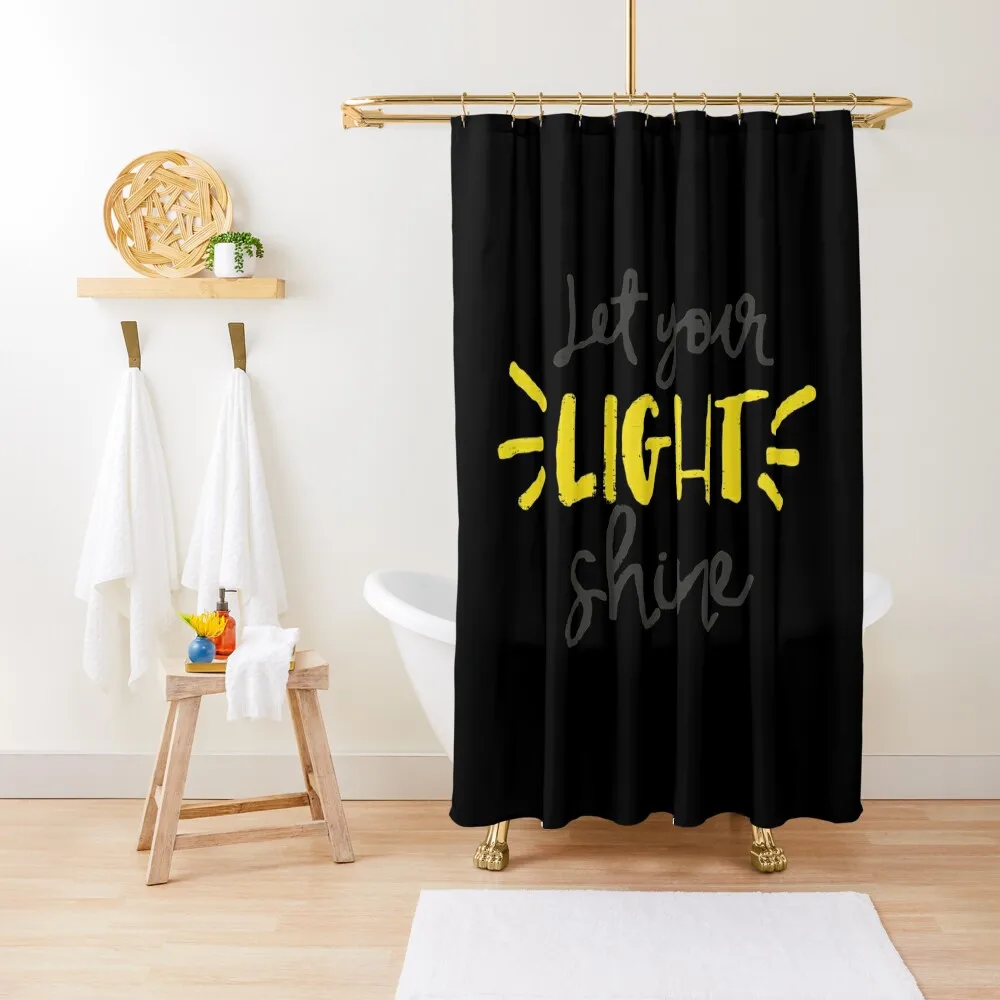 

Let Your Light Shine Shower Curtain Bathroom Showers Bathtub Anime Shower Funny Shower Curtain
