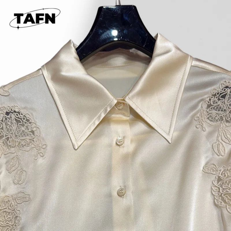 المرأة زر أسفل قميص كتلة اللون بلوزة عادية كم قميص ساحة الرقبة بلوزة مخطط كم طويل علوي AH10102