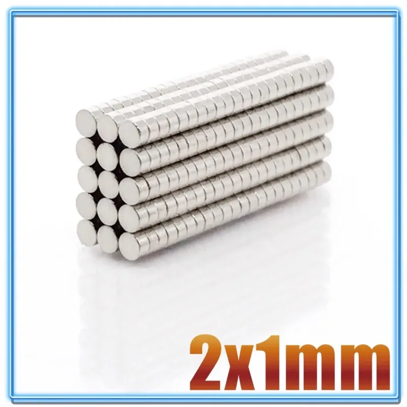 50/100/500/2000pcs 2x1mm Accessory Mini Small Round Magnet Craft Diy Office Whiteboard Fridge Home Magnetic Magnet