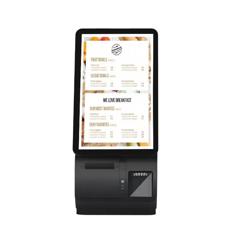 Dongguan Android Self Service Order Payment Kiosk Software POS Terminal Wall-Mount Touch Screen Self Service in Restaurants