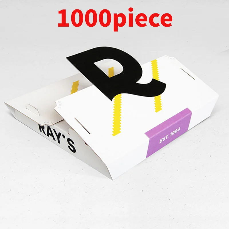 10 00piece.Custom.Custom Pizza Box New Design Your Logo Insulation Take Away Fast Food Box Packaging