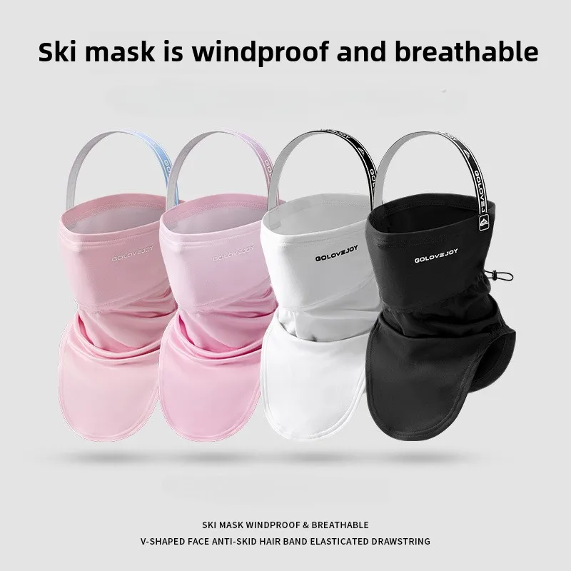 الشتاء في الهواء الطلق الرجال النساء الدراجات وشاح التزلج الحجاب الوجه الموجبة نحى يندبروف الباردة واقية الوجه قناع للتزلج الدافئ #1
