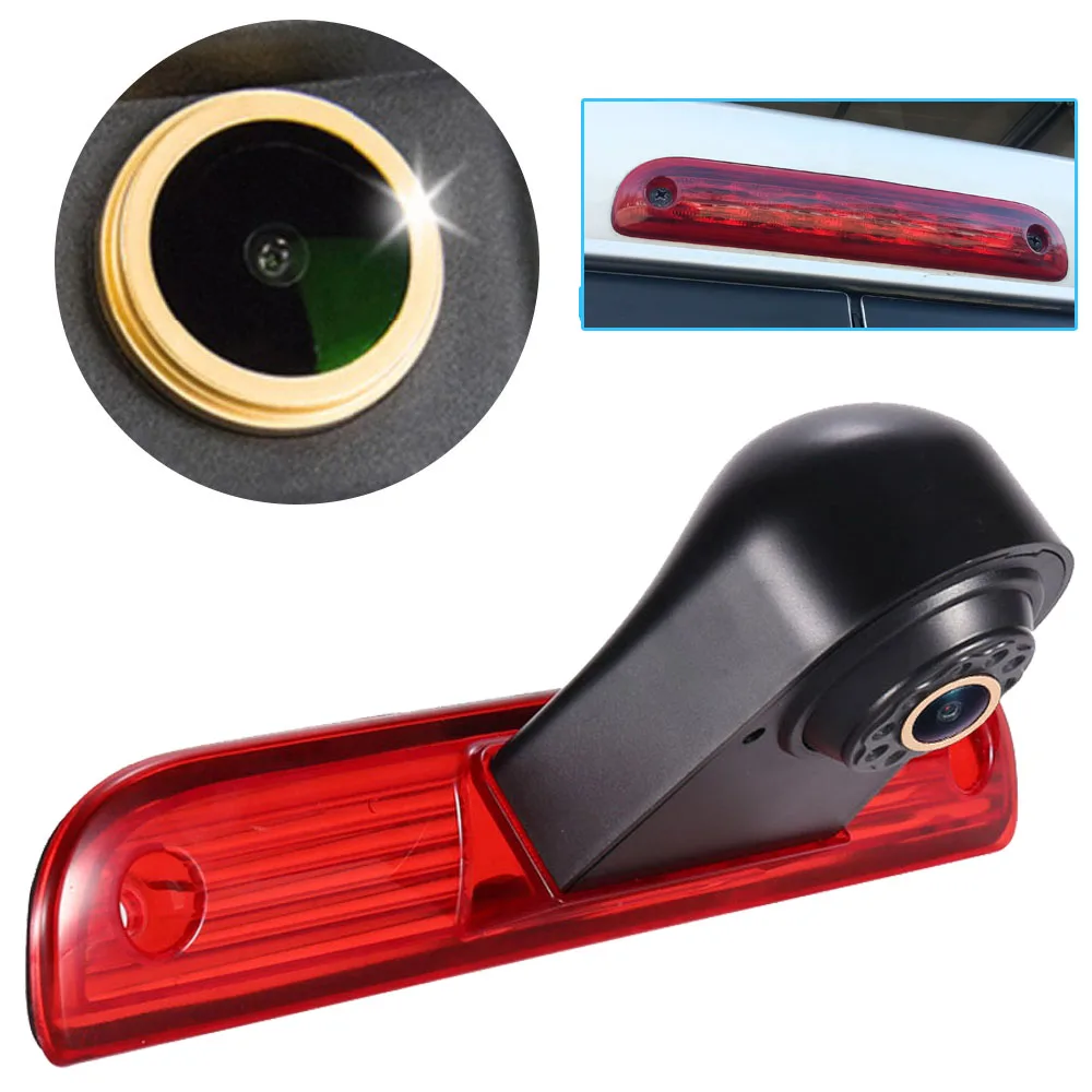 

HD Gold Fisheye Rear View Camera For Fiat Ducato X250 X290 Bus Kasten Peugeot Boxter Citroen Jumper 2006 Bremslicht Light Brake