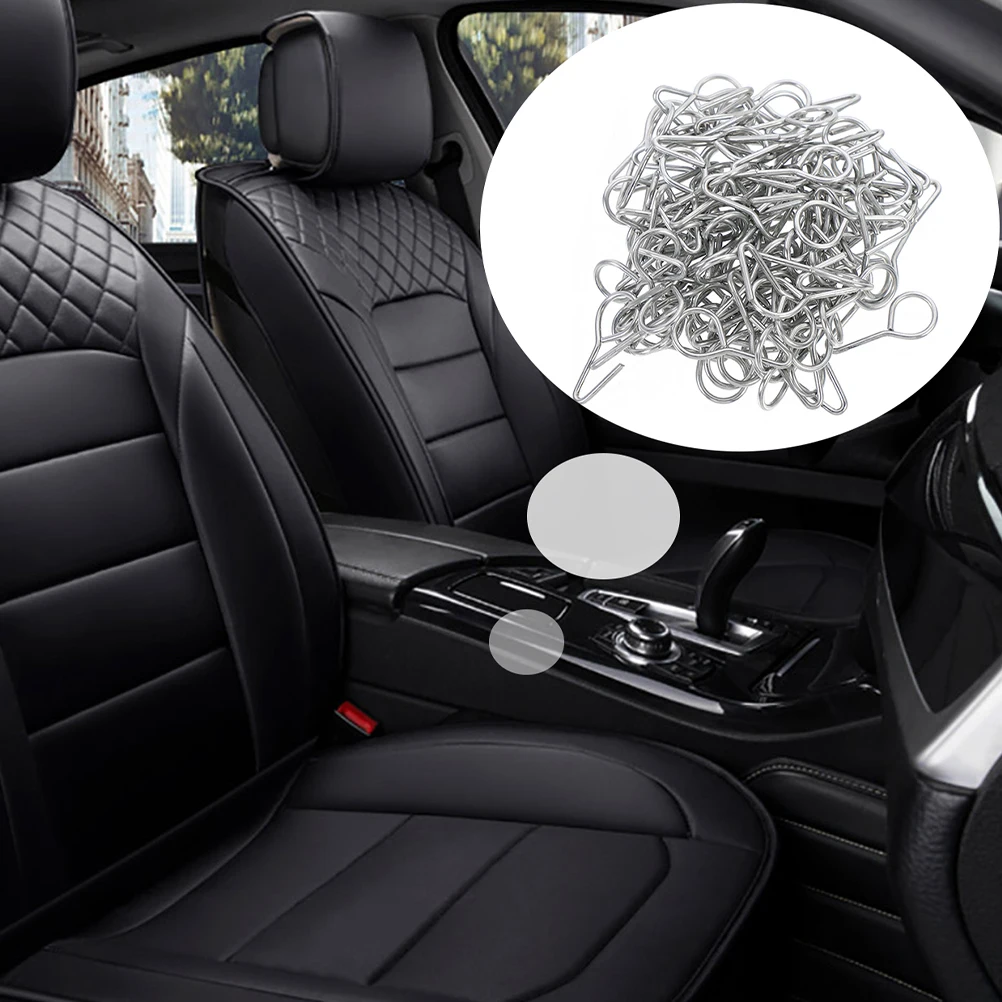 

50Pcs S Shape Hooks Heavy Duty Car Seat Installation Hooks for Seat Covers Cushions Storage Door Hanger