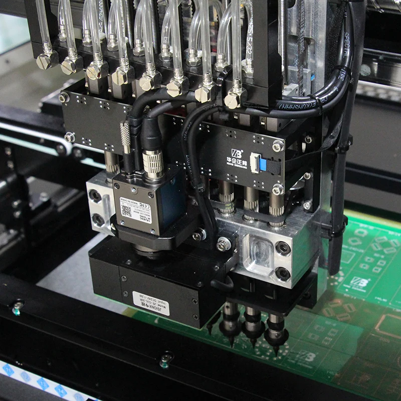 Máquina de recogida y colocación de Smd, totalmente automática, WS-8Y, línea de producción de Smt, Pcb, LED, máquina de ensamblaje de colocación de recogida