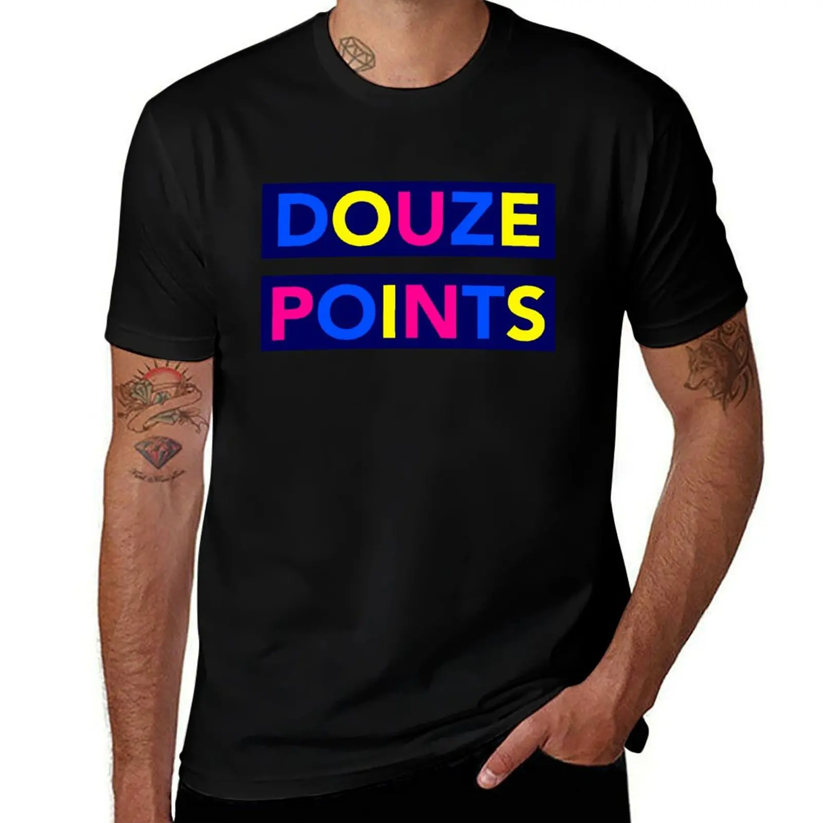 Douze Points II T-Shirt man t shirt vintage clothes quick-drying mens big and tall t shirts