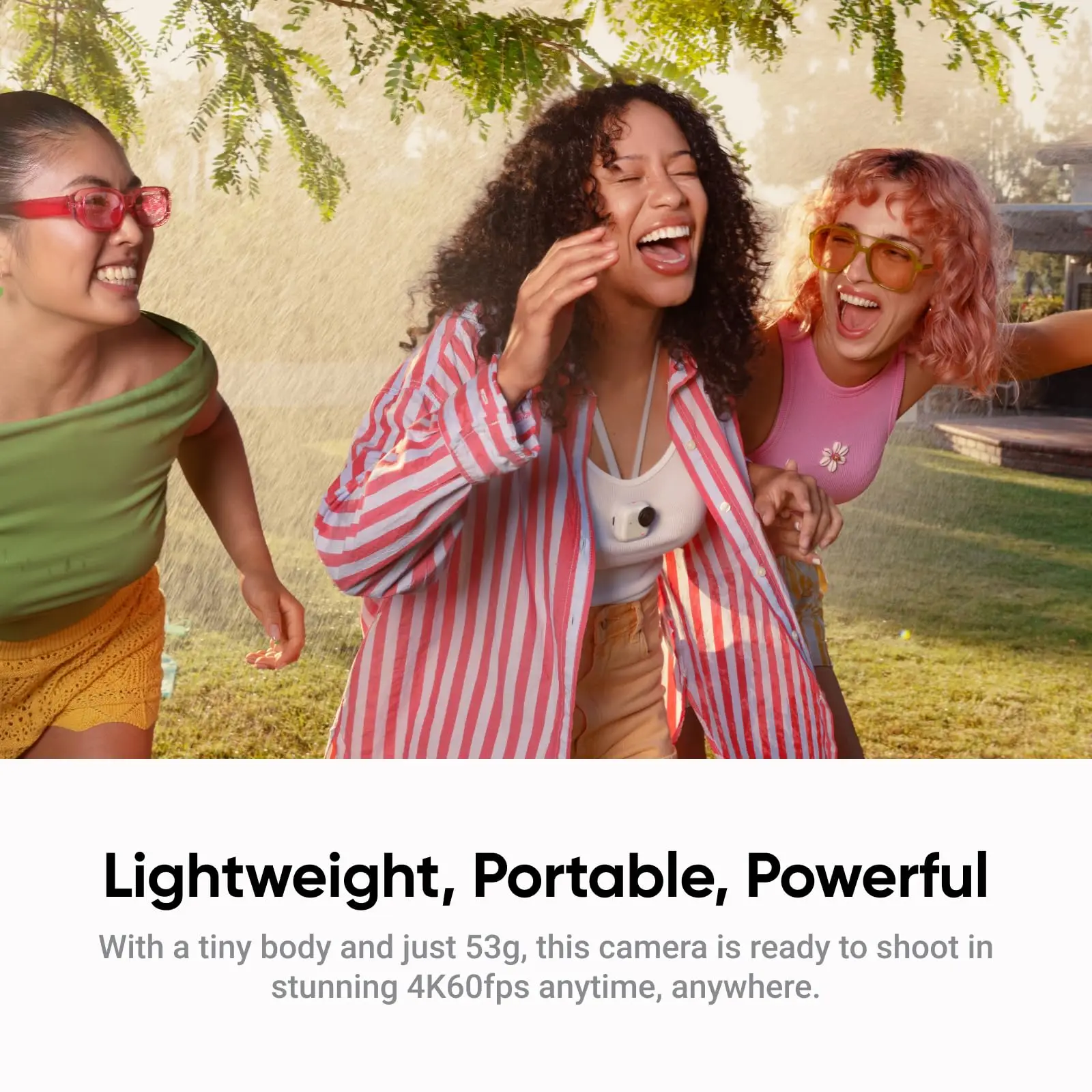 كاميرا Insta360 GO Ultra Action 4K 60 إطارًا في الثانية خفيفة الوزن POV بدون استخدام اليدين، تثبيت مدفأة مغناطيسية فائقة الدقة Insta 360 GO Ultra