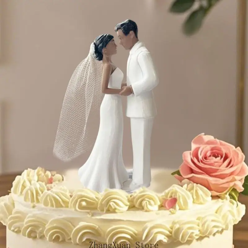 Kunststoff-Kuchendekoration, Hochzeitstortenaufsätze für formelle Anlässe, Partys, 3 x – Detail 10