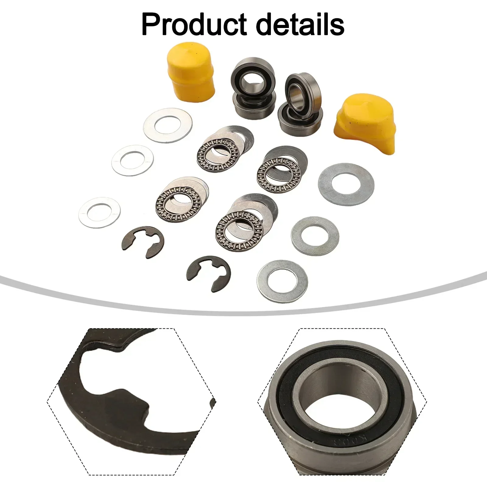 

Обновите свою газонокосилку с точным комплектом подшипников переднего колеса для M123811 AM127304 M143338 9040H, совместимостью
