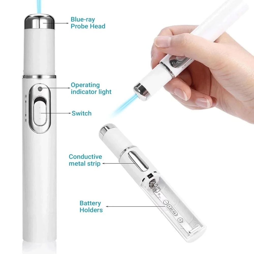 Facial Beauty Device Eye Massager Blue Light Black Eye Circles Facial Care Tool Lightening Texture Maintaining Eye Bags