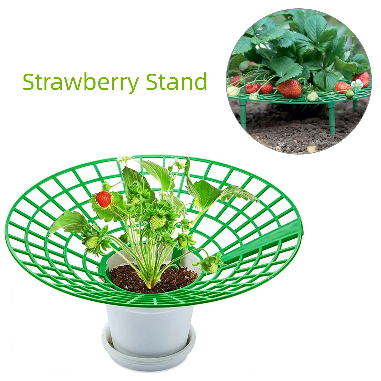 

1/2/5/10pcs Strawberry Supports Keeping Plant Fruit Stand Vegetable Growing Rack Garden Tools for Protecting Vines Avoid Ground