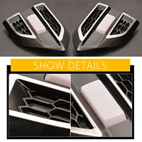 Cubierta de ventilación para guardabarros de coche, compatible con Ranger T7 T8 Xl XLT Wildtrack 2016-2021, luces Led de señal de giro