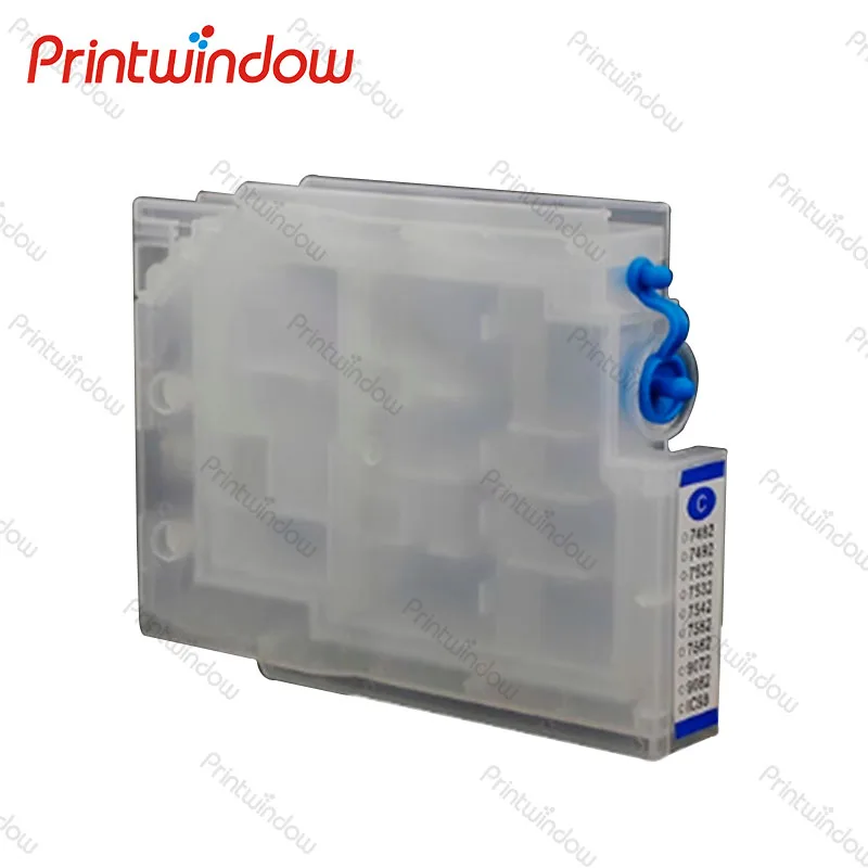 Compatible Empty CISS Tank With Chip T01B1 T01B2 T01B3 T01B4 for Epson WF-C8690a 8190a Refillable Ink Cartridge