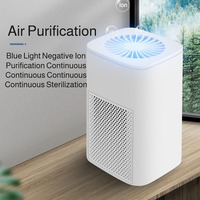 Air Purifier Smoke Odor Negative Ion Generator Household HEPA Air Purifier Efficient Purifying Air Formaldehyde for Car and Room