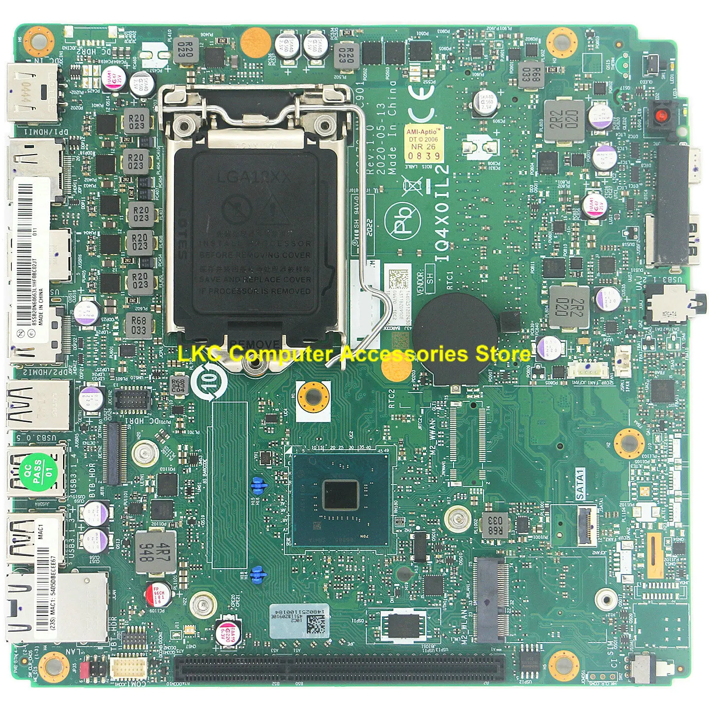 

New For Lenovo ThinkStation P340 Tiny Motherboard 5B20U54383 5B21U27640 Q470 DDR4 IQ4X0IL2 Mainboard 100%Tested