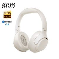 QCY H3 ANC Wireless Headphones Hi-Res Audio Over Ear Headset Bluetooth 5.4 Earbud 43dB Hybrid Active Noise Cancellation Earphone