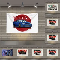 3x5 Ft Skyline Gtrs 35 Flag Polyester Printed Digital Printing Car Flags for Room Garage Decor