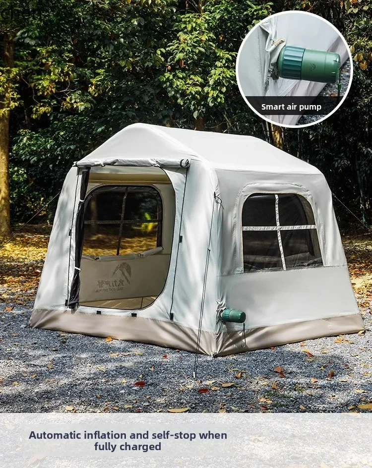 ZML Automatic Inflatable Tent Sunproof Windproof Overnight Thickened Roof Canopy Ridge Tent