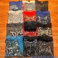 90s Hip Hop Gothic Skull Oversized Graphic Mens Cotton T shirt Short Sleeve American Fashion Trend Y2K Street Loose Couple Top