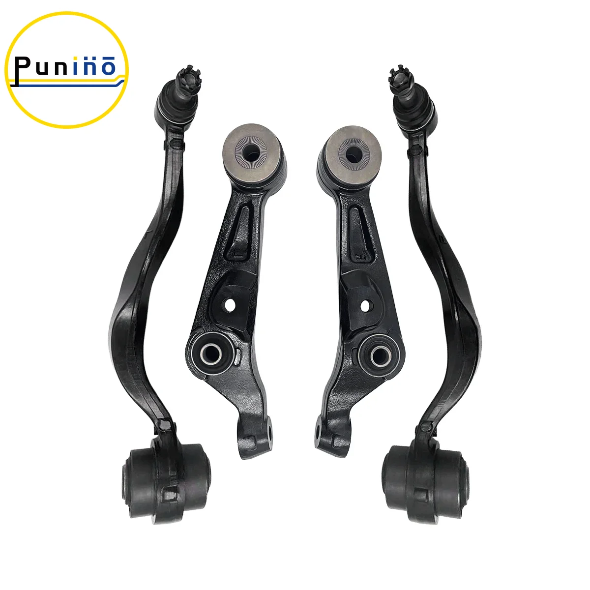 Punino 4pcs Front Lower Rearward Control Arm Kit for LEXUS LS460 LS600h AWD 2008 2009 2010 2011 2012 2013 2014 2015 2016