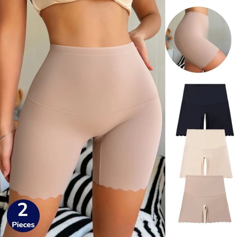 TrowBridge 2 個女性用シェイパーパンティーハイウエストシームレスシェイプウェア女性のおなかエクストラファームランジェリーシェイプボディボーイショーツセール