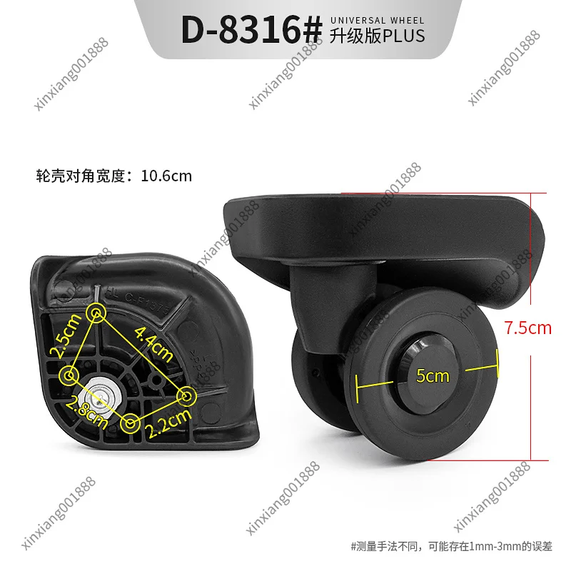 For Roger LOJEL Luggage Replacement Wheels HL C-F1375 Genuine Silent Universal Caster Trolley Repair Accessories